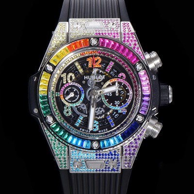 홍콩명품 [휴블렛] 남성용 빅뱅 유니코  45mm 오토매틱 HUB1280 타입 다이아몬드 풀케이스 러버줄 스켈래톤 다이얼  hub2123  