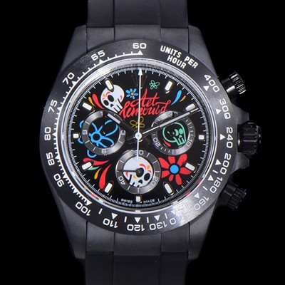 홍콩명품 [로렉스] 남성용 세라믹 데이토나 크로노그래프 오토매틱 A7750-2 타입 40mm 세라믹재질 세라믹밴드 블랙다이얼  rol1223  