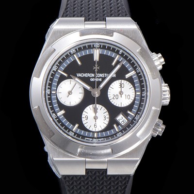 홍콩명품 [바쉐런콘스탄틴] 남성용 오버시즈 크로노그래프 42mm 오토매틱 5500S 러버우레탄줄 블랙다이얼 vac1215  