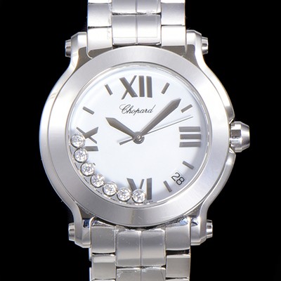 홍콩명품 [쇼파드] 여성용 해피 스포츠 다이아몬드 36mm 스위스 955.112 쿼츠 화이트다이얼  cho1312  