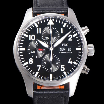 홍콩명품 [아이더블유씨] 남성용 파일럿 생텍쥐베리 어린왕자 한정판 에디션!! IW377714 데이 & 데이트 크로노그래프 블랙 다이얼 오토매틱 무브먼트 IWC0122  