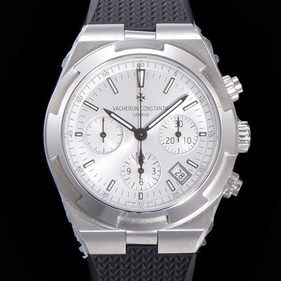 홍콩명품 [바쉐런콘스탄틴] 남성용 오버시즈 크로노그래프 42mm 오토매틱 5500S 러버우레탄줄 화이트다이얼 vac1951  