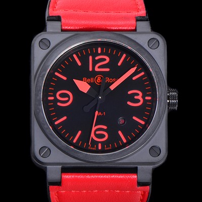 홍콩명품 [벨앤로즈] 남성용시계 BR03 오토매틱 미요타 9015타입 세라믹케이스 42mm 러버줄 블랙다이얼 bel4248  