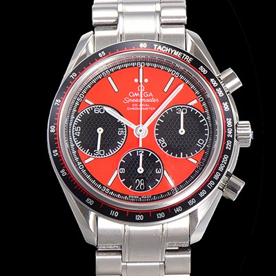 홍콩명품 [오메가] 남성용시계 뉴 레이싱 크로노 스프드마스터 레이싱 크로노그래프 오토매틱 ETA7750-2 타입 40mm 메탈줄시계 래드다이얼 omg8486  