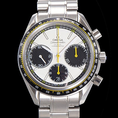 홍콩명품 [오메가] 남성용시계 뉴 레이싱 크로노 스프드마스터 레이싱 크로노그래프 오토매틱 ETA7750-2 타입 40mm 메탈줄시계 화이트다이얼 omg2626  