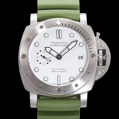 홍콩명품 [파네라이] 남성용 서브머시블 PAM01226 오토매틱 Cal P. 900 타입 44mm 우레탄 화이트다이얼 pan6262  