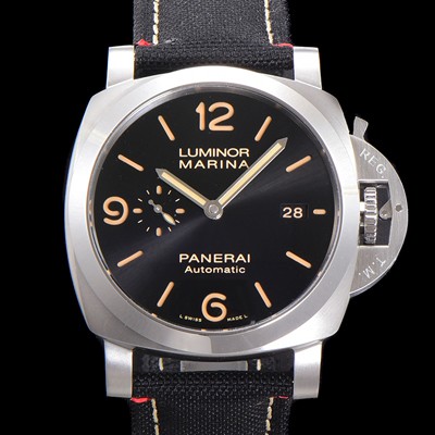 홍콩명품 [파네라이] 남성용 루미노르 마리나 PAM01025 오토매틱 Cal. P9010 타입 44mm 나토천 블랙다이얼 pan9442  