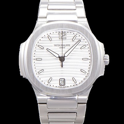 홍콩명품 [파텍필립] 여성용 노틸러스 7118/1A-010 레이디스 오토매틱 Cal.324 S C타입 35.2mm 메탈줄 실버다이얼 pat4066  