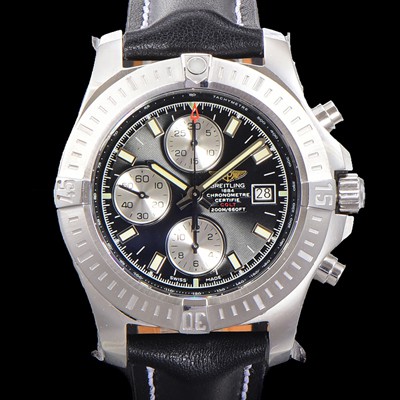 홍콩명품 [브라이틀링] 남성용 어벤져 크로노그래프 ETA 7750-2 타입 45mm 가죽줄 블랙다이얼 bre6269  