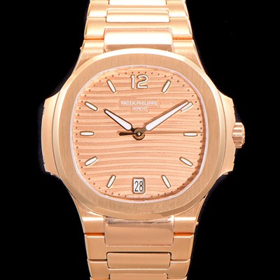 홍콩명품 [파텍필립] 여성용 노틸러스 7118/1R-010 레이디스 오토매틱 Cal.324 S C타입 35.2mm 18K로즈골드 골드다이얼 pat6420  