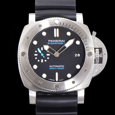 홍콩명품 [파네라이] 남성용 서브머시블 PAM01229 오토매틱 Cal P. 900 타입 44mm 우레탄 블랙다이얼 pan4406  