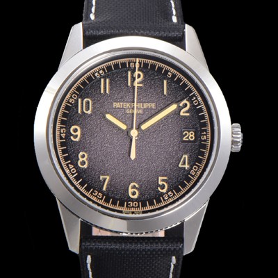 홍콩명품 [파택필립] 남성용 칼라트라바 Ref.5226G-001 오토매틱 Cal.26-330 S C 타입 40mm 가죽줄 틱스처드 그레이다이얼 pat28702  