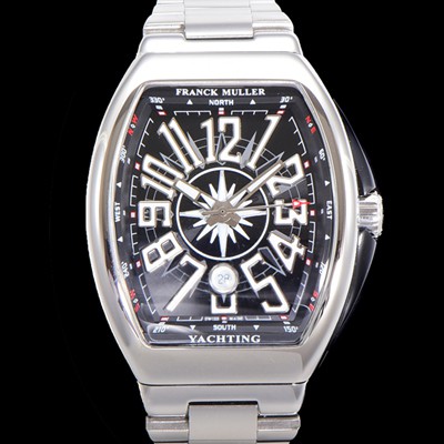 홍콩명품 [프랭크뮬러] 남성용 뱅가드 오토매틱 ETA2824 타입 45mm 메탈줄 블랙다이얼 fra4469  