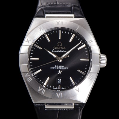 홍콩명품 [오메가] 남성용 1:1수제공정! 무브UP 컨스틸레이션 코-엑시얼 마스터 오토매틱 Cal.8900타입 41mm  가죽/우레탄 믹스 그레이다이얼  omg44298  