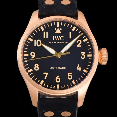 홍콩명품 [아이더블유씨] 남성용 빅 파일럿 워치 IW329703 브론즈 스핏파이어 43mm 오토매틱 9015 타입 가죽줄 블랙 다이얼 iwc39265  
