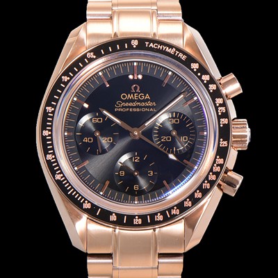 홍콩명품 [오메가] 남성용 스피드마스터 문워치  프로페셔널 수동기계식 1861타입  42mm 18K 로즈골드 메탈줄 블랙다이얼 omg62429  