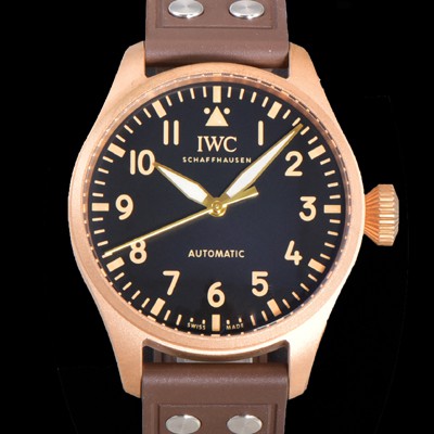 홍콩명품 [아이더블유씨] 남성용 빅 파일럿 워치 IW329703 브론즈 스핏파이어 43mm 오토매틱 9015 타입 러버스트랩 블랙다이얼 iwc39266  