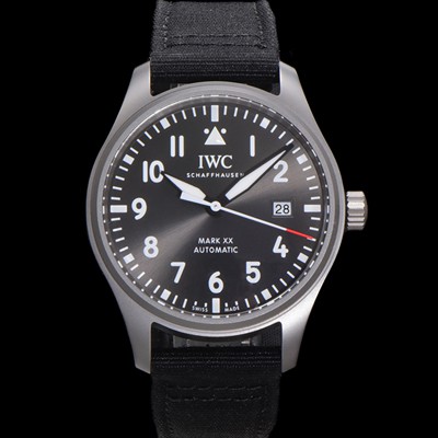 홍콩명품 [아이더블유씨] 남성용 파일럿 마크20 파트루이유 IW328209 오토매틱 9015 타입 40mm 티타늄소재 나토천/나일론 줄 그레이 다이얼 iwc4071  