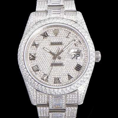 홍콩명품 [로렉스] 남성용 수제공정형 다이아 튜닝 데이져스트 오토매틱 ETA 2824-2 41mm 보석다이얼 rol69264  