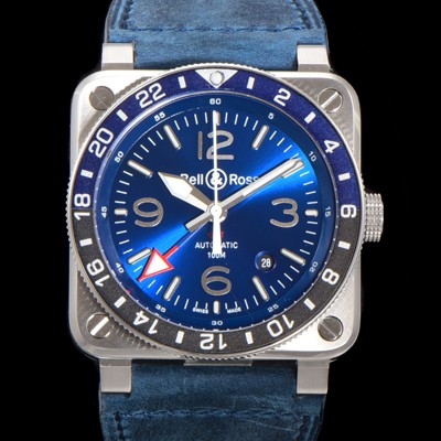 홍콩명품 [벨엔로즈] 남성용 BR0393 다이버 스틸 오토매틱 ETA2836-2 타입 42mm 가죽줄 블루 다이얼 bel84498  