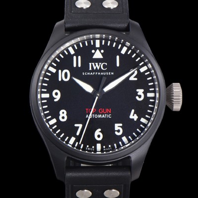 홍콩명품 [아이더블유씨] 남성용 파일럿 IW329801 오토매틱 43.8mm 세라믹재질 우레탄 러버스트랩 블랙 다이얼 iwc29051  