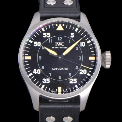 홍콩명품 [아이더블유씨] 남성용 빅 파일럿 워치 IW329701 티타늄 43mm 오토매틱 9015 타입 러버스트랩 블랙다이얼 iwc39267  