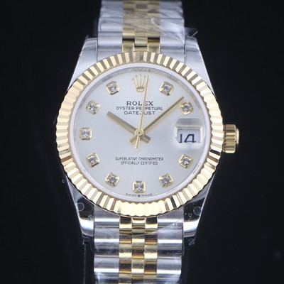 홍콩명품 [로렉스] 여성용 데이져스트31mm 오토매틱 2836-2 18K옐루골드 메탈줄 실버 다이얼 rol29176  
