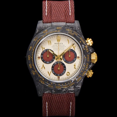 홍콩명품 [로렉스]남성용 데이토나 포지드카본 커스텀 40미리 크로노그래프 오토매틱 Cal.4130 무브먼트 샴페인 다이얼 rol5367  