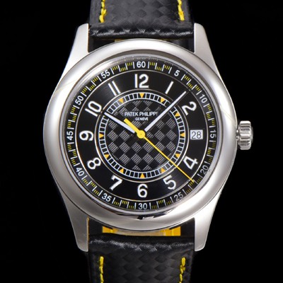 홍콩명품 [파택필립] 남성용 칼라트라바 Ref.6007G-011 오토매틱 Cal.324 타입 40mm 가죽줄 블랙다이얼 pat78244  