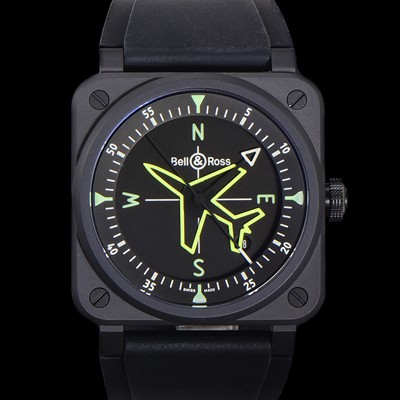 홍콩명품 [벨엔로즈] 남성용 BR03A 오토매틱 2892타입 42mm 세라믹 우레탄줄 블랙 다이얼 bel4106  