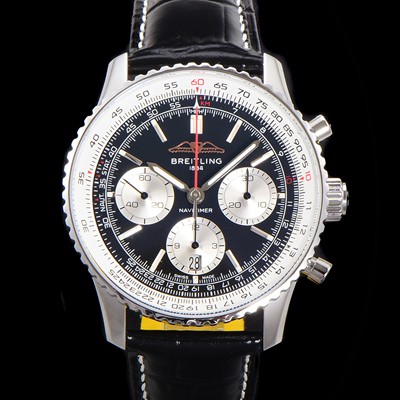 홍콩명품 [브라이틀링] 남성용 네비타이머 AB0138211B1P1 크로노그래프 ETA7750-2 타입 오토매틱 43mm 가죽줄 블랙 다이얼 bre5996  