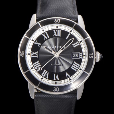 홍콩명품 [까르띠에] 롱드 끄로아지에 WSRN0003 오토매틱 ETA2824-2 42mm 남성용시계 나토천스트랩 블랙 다이얼 car69311  