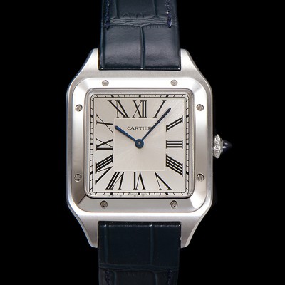 홍콩명품 [까르띠에] 남성용 산토스 WGSA0021 쿼츠 46.6mm L 사이즈 쿼츠 화이트 다이얼 car69323  