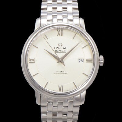 홍콩명품 [오메가] 남성용 드빌 프레스티지 424.10.40.20.02.003 오토매틱 Cal.8800타입 39.5mm 메탈줄 화이트 다이얼 omg20190  