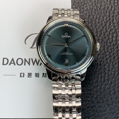 홍콩명품 [오메가] 남성용 드빌 프레스티지 434.10.40.20.10.001 오토매틱 Cal.8800타입 40mm 메탈줄 그린 다이얼 omg20210  