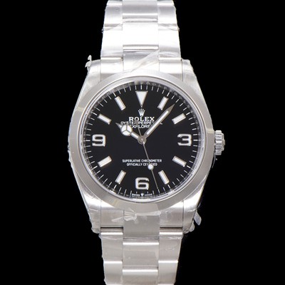 홍콩명품 [로렉스] 남성용 New 신형 익스플로러 m124270-0001 오이스터 스틸 36mm 오토매틱 Cal.3230 무브먼트 블랙 다이얼 rol5305  