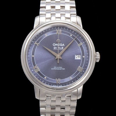 홍콩명품 [오메가] 남성용 드빌 프레스티지 424.10.40.20.03.002 오토매틱 Cal.8800타입 39.5mm 메탈줄 블루 다이얼 omg20196  