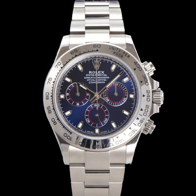 홍콩명품 [로렉스] 남성용 코스모그래프 데이토나 m116509-0071 40mm 크로노그래프 7750 오토매틱 무브먼트 블루 다이얼 rol5345  