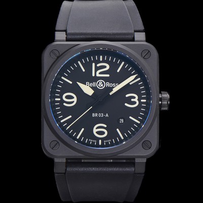 홍콩명품 [벨엔로즈] 남성용 인스트루먼트03 BR03A-BL-CESRB 오토매틱 2892타입 42mm 세라믹 우레탄줄 블랙 다이얼 bel4107  