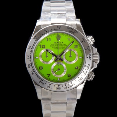 홍콩명품 [로렉스] 남성용 코스모그래프 데이토나 40mm 크로노그래프 7750 오토매틱 무브먼트 그린 다이얼 rol5337  