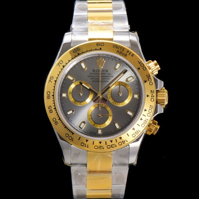 홍콩명품 [로렉스] 남성용 코스모그래프 데이토나 116503 18K 옐로우골드 40mm 크로노그래프 7750 오토매틱 무브먼트 그레이 다이얼 rol5332  