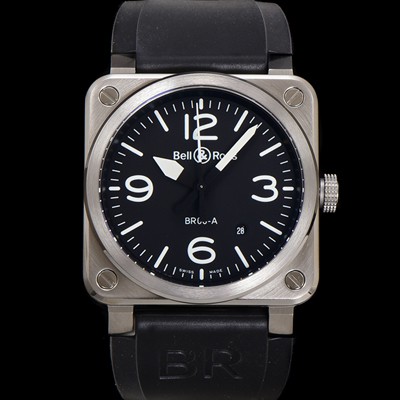 홍콩명품 [벨엔로즈] 남성용 인스트루먼트03 BR03A-D-BL-STSRB 오토매틱 9015타입 42mm 우레탄줄 블랙 다이얼 bel4113  