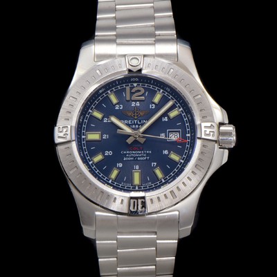 홍콩명품 [브라이틀링] 남성용 어벤져 A1738811.C906.211S.A20D.2 오토매틱 2824타입 44mm 메탈줄 블루 다이얼 bre6050  