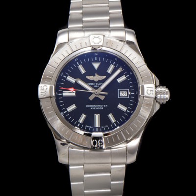 홍콩명품 [브라이틀링] 남성용 어벤져 A17318101B1A1 오토매틱 2824타입 44mm 메탈줄 블랙 다이얼 bre6052  