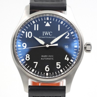 홍콩명품 [아이더블유씨] 남성용 파일럿 워치 마크 XVIII IW327004 어린왕자 에디션 센트럴 해킹 세컨즈 40mm 블랙 다이얼 오토매틱 무브먼트 iwc4076  