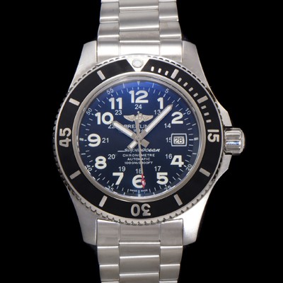 홍콩명품 [브라이틀링] 남성용 슈퍼오션 A17392D71B1A1 오토매틱 2824타입 44mm 메탈줄 블랙 다이얼 bre6048  