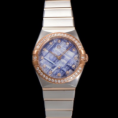 홍콩명품 [오메가] 여성용 컨스틀레이션 131.25.28.60.99.001 로즈골드 다이아몬드 세팅 베젤 28mm 쿼츠 무브먼트 메테오라이트 다이얼 omg0150  