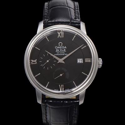 홍콩명품 [오메가] 남성용 드빌 424.13.40.21.01.001 프레스티지 코-액시얼 39.5mm 오토매틱 Cal.2627 타입 블랙 다이얼 omg0161  