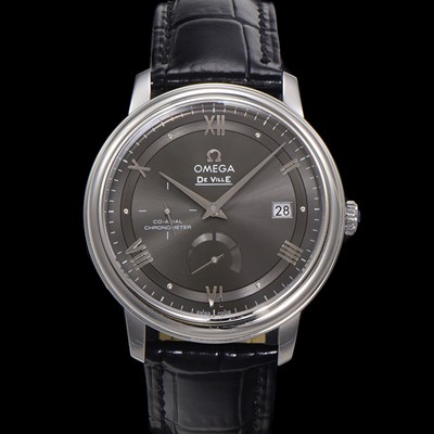 홍콩명품 [오메가] 남성용 드빌 424.13.40.21.06.001 프레스티지 코-액시얼 39.5mm 오토매틱 Cal.2627 타입 빈티지 그레이 다이얼 omg0171  