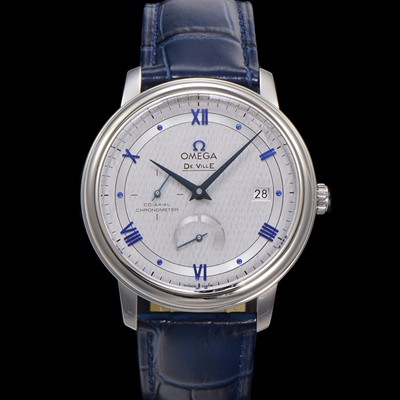 홍콩명품 [오메가] 남성용 드빌 424.13.40.21.06.002 프레스티지 코-액시얼 39.5mm 오토매틱 Cal.2627 타입 빈티지 그레이 실크 다이얼 omg0172  